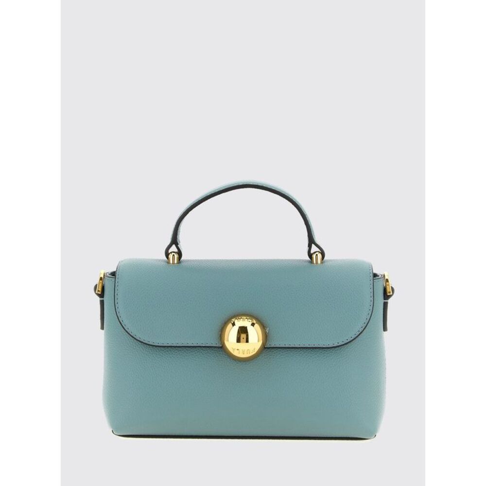 Furla Women Furla Moonlight Small Grained Leather Handbag With Shoulder Strap